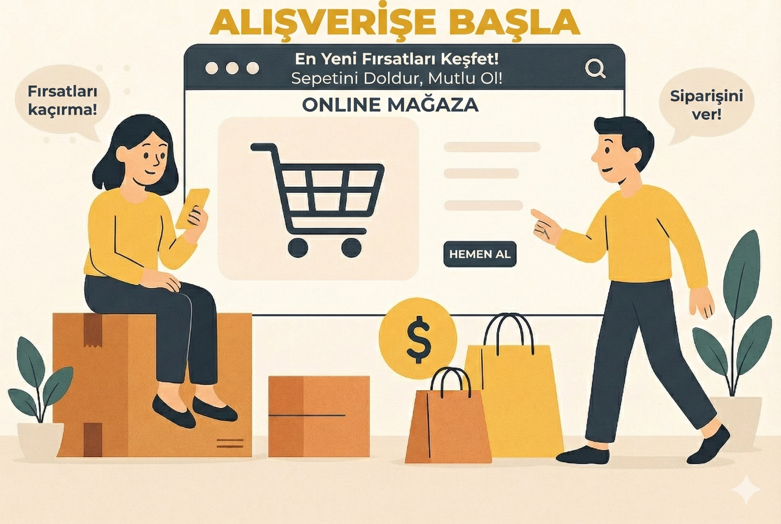 Alışverişe başla